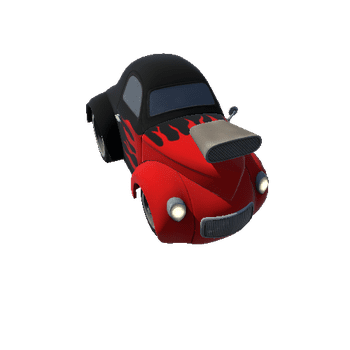 Cartoon Hot Rod MK2 black